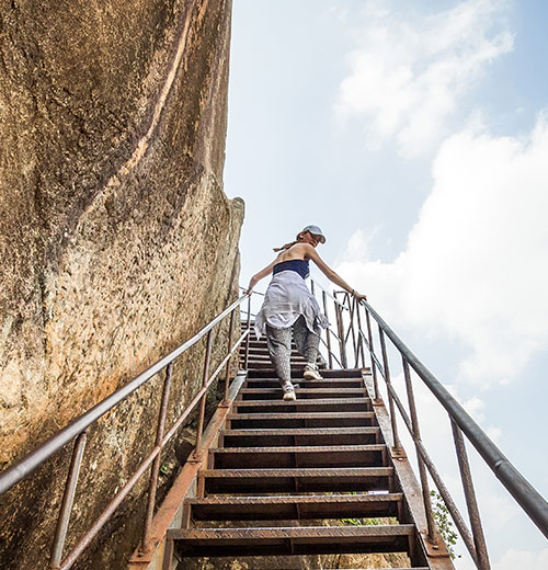 Going it alone in Sigiriya